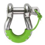 Daystar Locking D Ring Isolators Fluorescent Green Pair KU70058FG