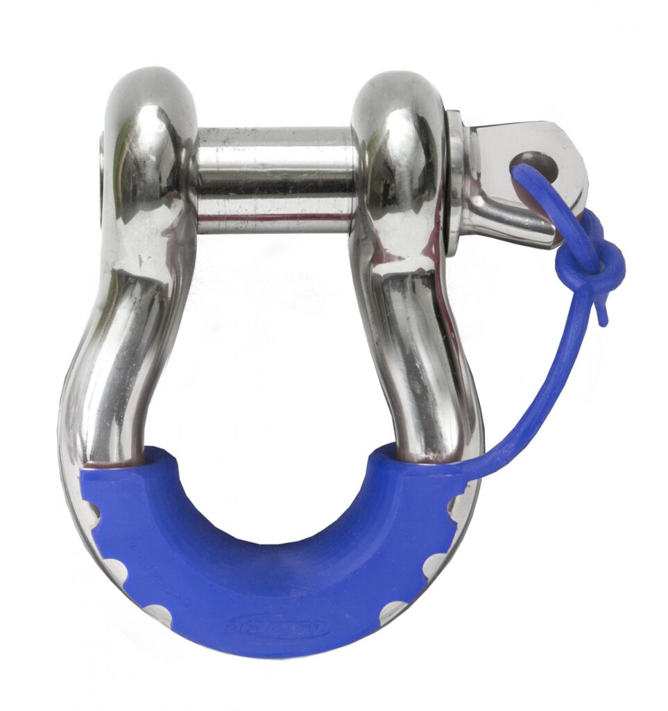 Daystar Locking D Ring Isolators Blue Pair KU70058RB