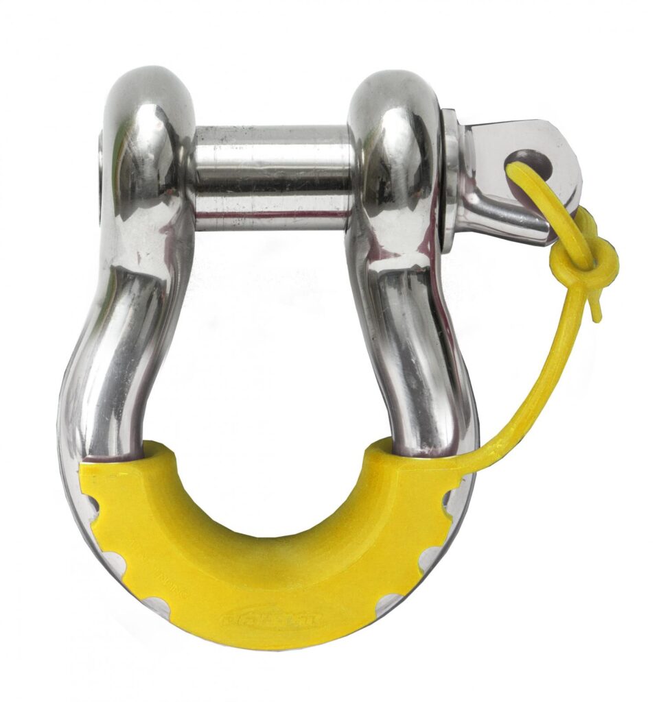 Daystar D Ring Lockers / Shackle Isolators Yellow Pair KU70058YL