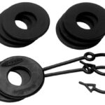 Daystar Black D Ring Isolator Washer Locker Kit 2 Locking Washers/6 Non-Locking Washer KU70061BK