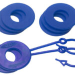 Daystar Blue D Ring Isolator Washer Locker Kit 2 Locking Washers/6 Non-Locking Washer KU70061RB