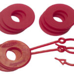 Daystar Red D Ring Isolator Washer Locker Kit 2 Locking Washers/6 Non-Locking Washer KU70061RE