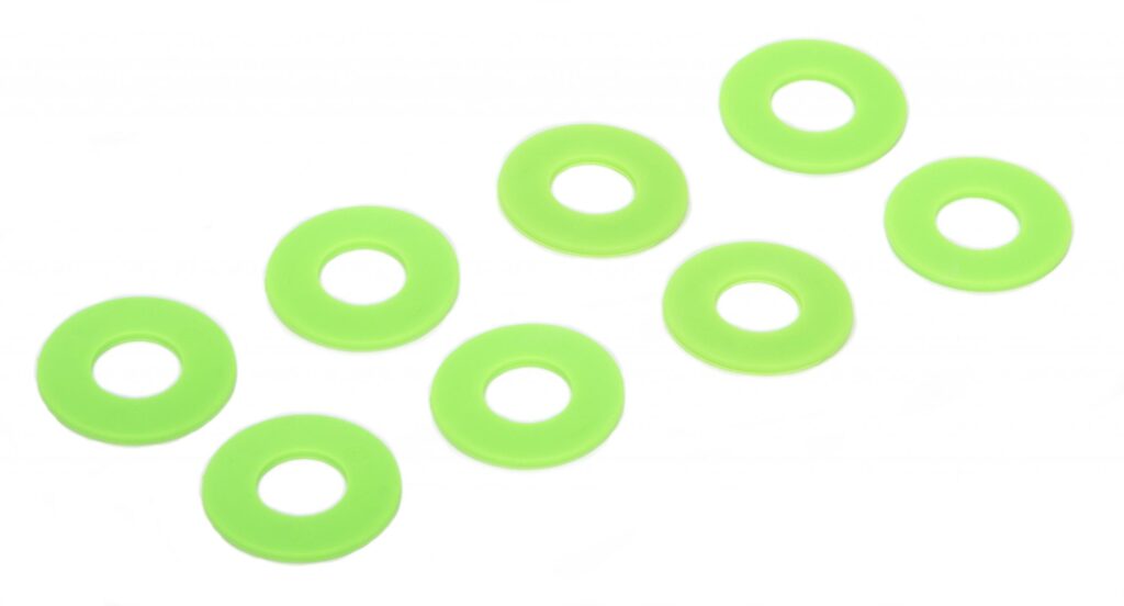 Daystar D-RING / Shackle Washers Set Of 8 Fl. Green KU71074FG