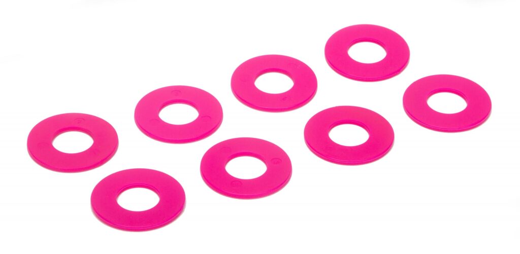 Daystar D-RING / Shackle Washers Set Of 8 Fl. Pink KU71074FP