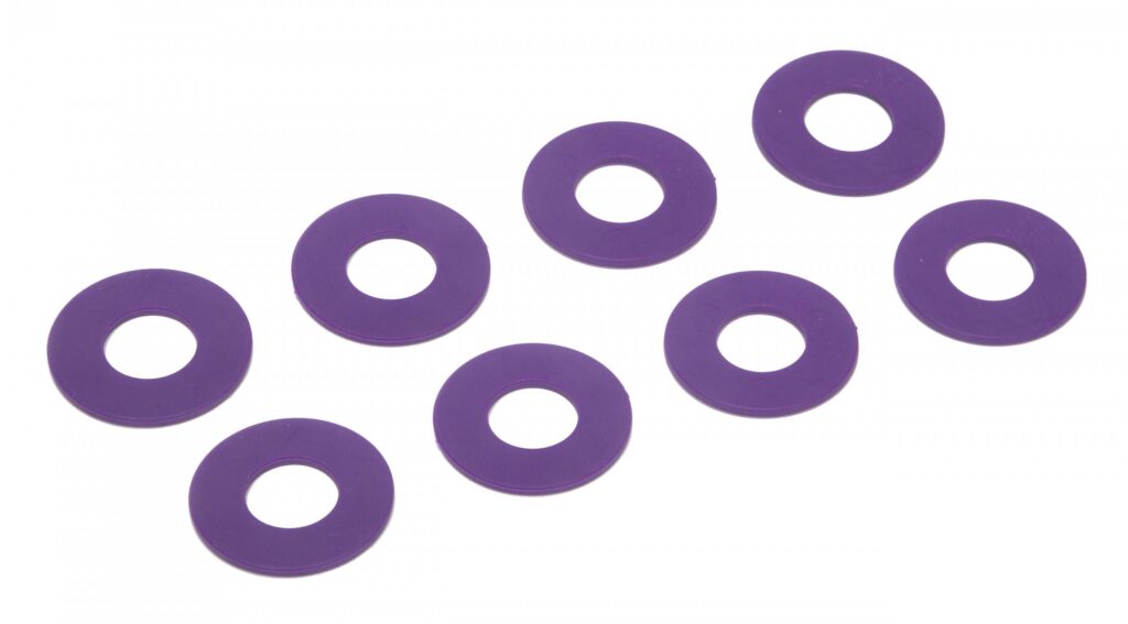 Daystar D-RING / Shackle Washers Set Of 8 Purple KU71074PR