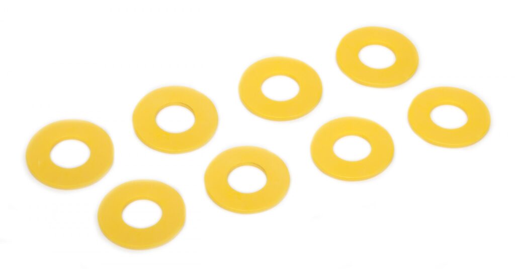 Daystar D-RING / Shackle Washers Set Of 8 Yellow KU71074YL