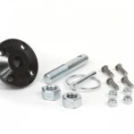 Daystar Hood Pin Kit Black Single Includes Polyurethane Isolator Pin Spring Clip KU71104BK