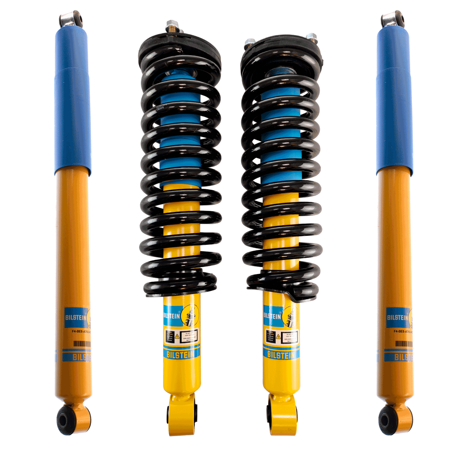 Bilstein 4600 Front Assembled Coilovers With Oe Replacement Coils And Rear Shocks For 2015 2022