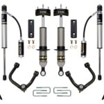 ICON Stage 3 EXP 1-2 Tubular Lift Kit for 2005-2022 Toyota Tacoma 2WD-4WD