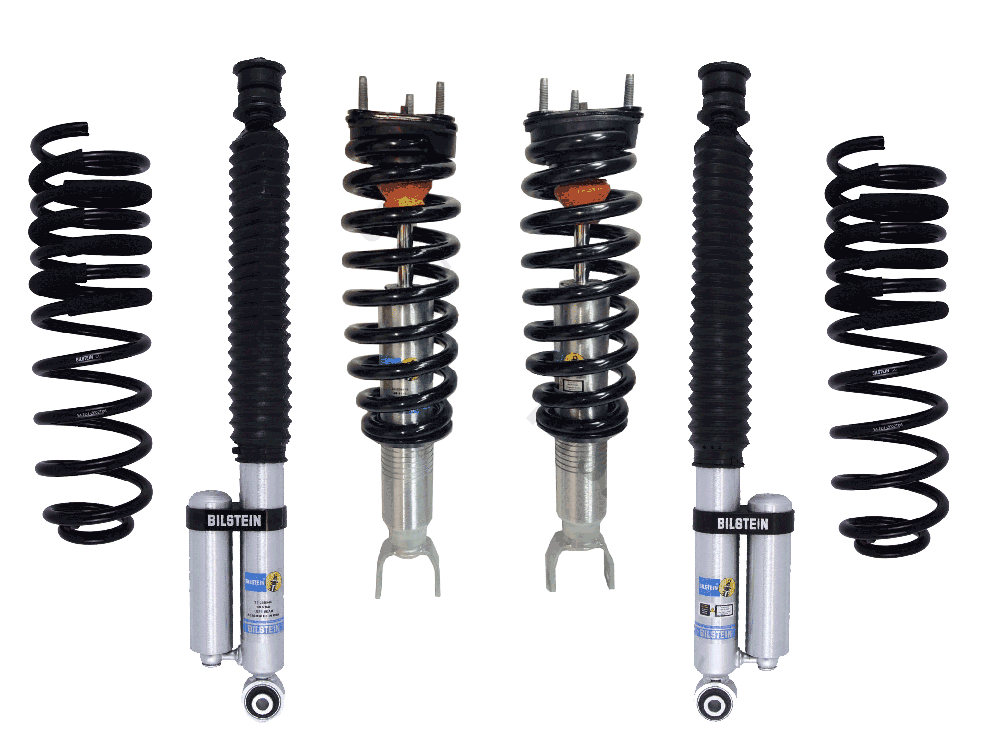 Bilstein 6112 0 6 2 6 Front Lift Assembled Coilovers 0 2 Rear 5160