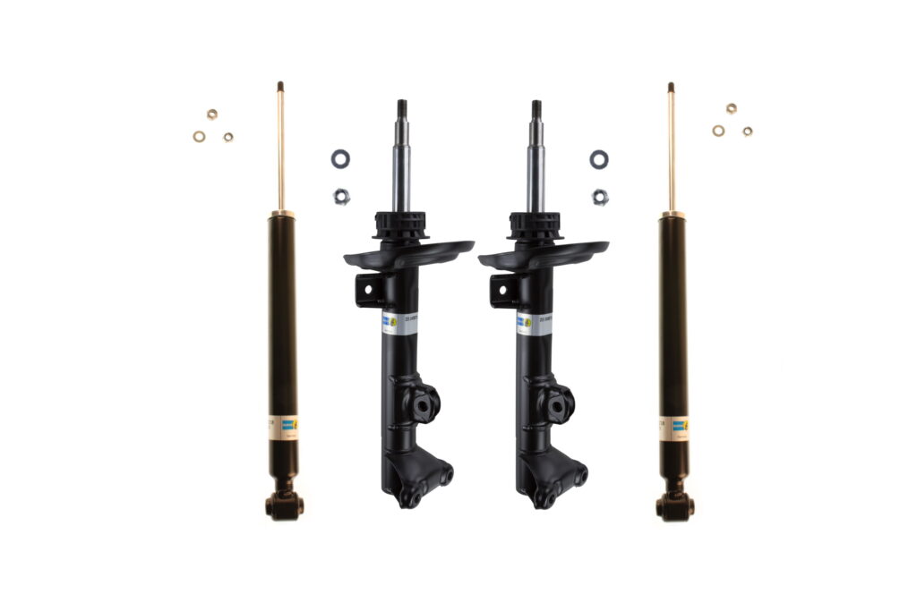 Bilstein B4 OE Replacement (DampMatic) Front and Rear Shocks for 2008-2015 Mercedes-Benz C350