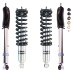 Bilstein 6112 .06-2.5 Front Assembled Coilovers and 5100 0-1 Rear Lift Shocks for 2005-2023 Toyota Tacoma