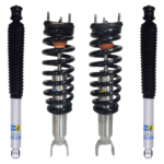 Bilstein 6112 0.6-2.6" Front Lift Assembled Coilovers with Rear 5100 Shocks for 2019-2023 Ram 1500 2WD/4WD