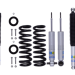 Bilstein 6112 0.7-2.9 Front Lift and B8 5100 0-1 Rear Lift Shocks for 2019-2022 Ford Ranger 2WD