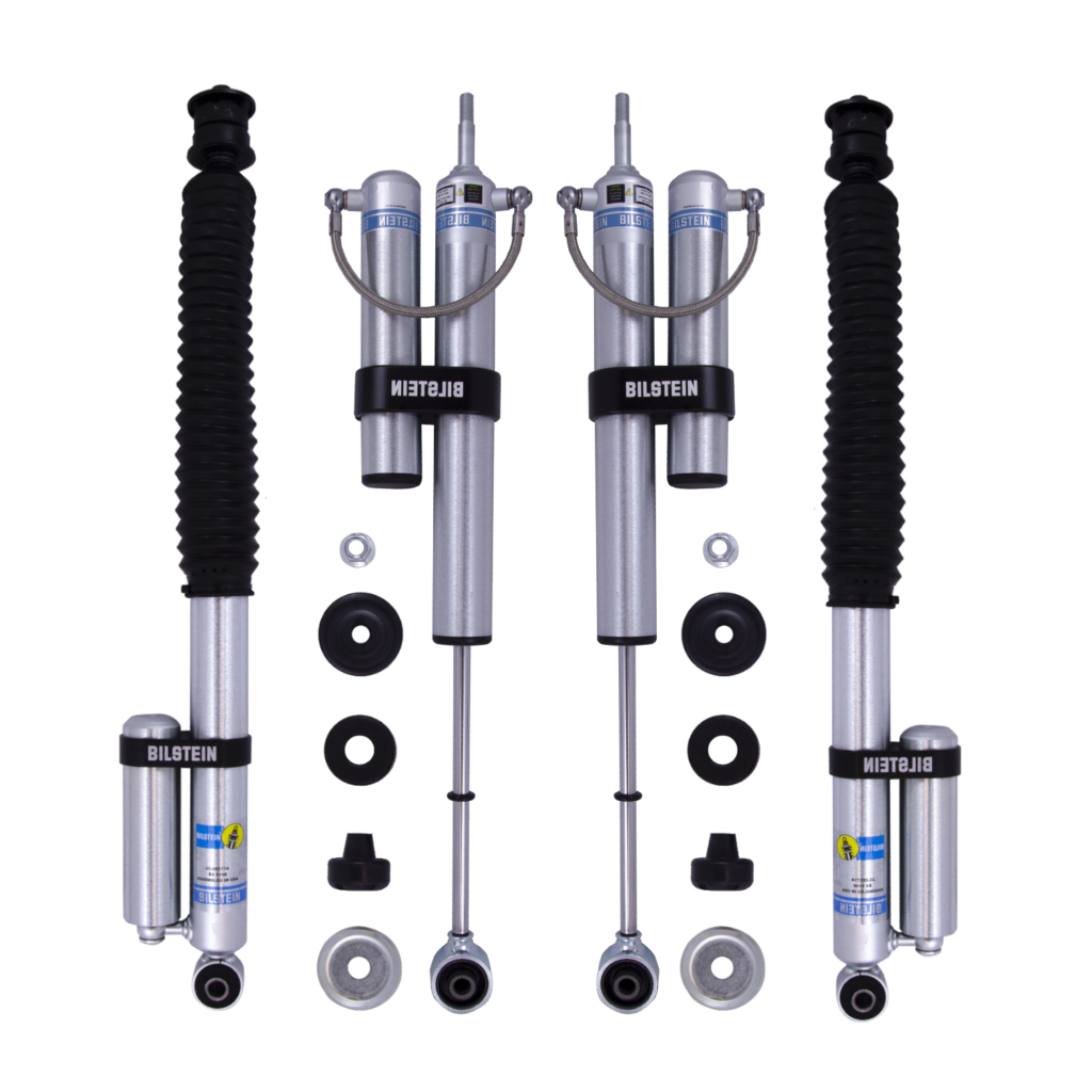 Bilstein B8 5160 Front 6 and 4 Rear Lift Reservoir Shocks for 2014-2024 Ram 2500 4WD