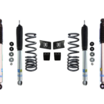 ICON-Bilstein 2.5 Front Shocks-Dual Rate Coil Springs and 5100 0-1 Rear Lift Shocks for 2003-2010 Dodge Ram 2500-3500 4WD