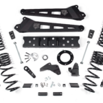 ZONE 6.5" Radius Arm Lift Kit with 4.5" Rear Coils and FOX Adventure Shocks for 2019-2022 Ram 2500 Diesel 6-bolt case