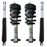 Bilstein 5100 0-2.5 Front Lift Assembled Coilovers with OE Replacement coils and Rear Shocks for 2019-2023 Chevy-GMC Silverado-Sierra 1500