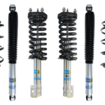 Bilstein 5100 0.75"-2" Front Lift Assembled Coilovers with OE Coils and Rear Shocks/Coils for 2005-2010 Jeep Grand Cherokee WK