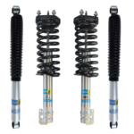 Bilstein 5100 0.75"-2" Front Lift Assembled Coilovers with OE Coils and Rear Shocks for 2005-2010 Jeep Grand Cherokee WK