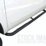 Steelcraft 3" Round Sidebars Black for 04-08 Ford F150 Super Cab - 212410 