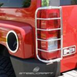 Steelcraft Black Taillight Guards for 06-10 Hummer H3 - 30280 