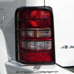 Steelcraft Black Taillight Guards for 08-12 Jeep Liberty - 32170 