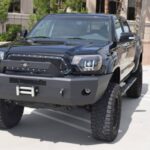 Steelcraft Elevation Bullnose Front Bumper Fine Texture Black 2005-2015 Toyota Tacoma - 70-13370 