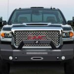 Steelcraft Elevation Bullnose Front Bumper Fine Texture Black for 2015-19 GMC Sierra 2500/3500HD Denali and Diesels - 70-10460 