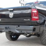 Steelcraft Elevation Rear Bumper Fine Texture Black 2019-23 Ram 1500 Includes Rebel - 65-22270 