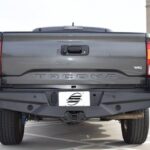 Steelcraft Elevation Rear Bumper Fine Texture Black Toyota Tacoma 2016-2023 - 65-23420 