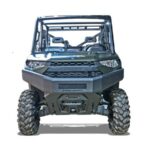 Steelcraft Fine Textured Black UTV Front Bumper Overlay for 18-22 Polaris Ranger XP/Non 1000 - 70-3010 