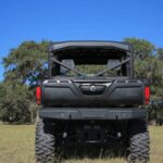 Steelcraft Fine Textured Black UTV Rear Bumper Replacement for Can Am Defender 2016-2023 - 65-1000 