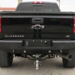 Steelcraft Fortis Rear Bumper Fine Texture Black 2011-2019 Chevy Silverado 2500/3500 GMC Sierra 2500/3500 - 76-20410 