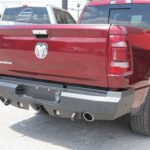 Steelcraft Fortis Rear Bumper Fine Texture Black 2019-23 Ram 1500 Includes Rebel - 76-22270 