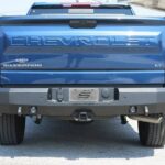 Steelcraft Fortis Rear Bumper Fine Texture Black 2020-2023 Chevy Silverado 2500/3500HD 2019-2023 Chevy Silverado 1500 2020-2023 GMC Sierra 2500/3500HD 2019-2023 GMC - 76-20490 