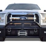 Steelcraft HD Bull Nose Front Bumper Semi-Gloss Black 2015-17 Ford F-150 All Models Eco-Boost - 55-11410 