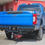 Steelcraft HD Replacement Rear Bumper Semi-Gloss Black 2017-2022 Ford Super Duty - HD21380 