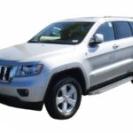 Steelcraft STX100 Running Boards Black with Stainless Steel Trim 11-21 Jeep Grand Cherokee - 123200 