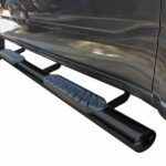 Steelcraft Semi-Gloss Black 4" Straight Sidebars 05-23 Toyota Tacoma Extra Cab - 430910-1 