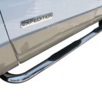 Steelcraft Stainless Steel 3" Round Sidebars for 03-17 Ford Expedition - 213107 