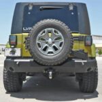 Steelcraft Textured Black Rear Bumper for Jeep Wrangler JK (07-18) - 65-92500 