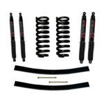 Skyjacker 1.5-2" Coils. Lift Kit Black MAX Shocks for 91-94 Explorer and 91-94 Navajo - 132EXK-B