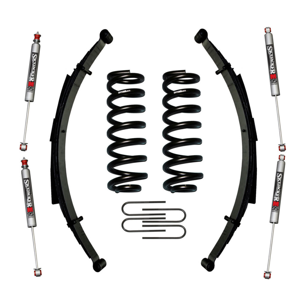 Skyjacker 1.5-2" Springs Lift Kit M95 Shocks for 1980-1996 Ford Bronco - 182BKS-M