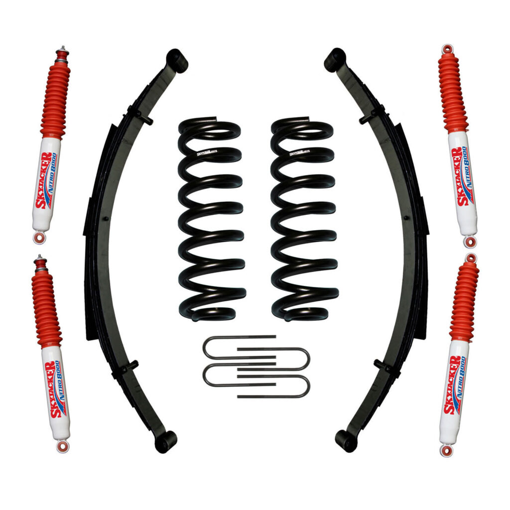 Skyjacker 1.5-2" Springs Lift Kit Nitro Shocks for 1980-1996 Ford Bronco - 182BKS-N