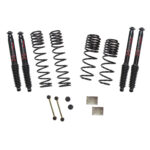 Skyjacker 1.5" Coils. Lift Kit Black MAX Shocks for 2020 Jeep Wrangler JL Non-Rubicon. - JL15BPBLTD