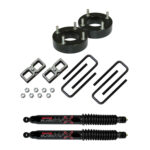 Skyjacker 2" Blocks and Spacers. Lift Kit Black MAX Shocks for 07-17 Tundra - TU720MSP-B