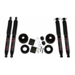 Skyjacker 2" Spacers Lift Kit Black MAX Shocks for 2007-2018 Jeep Wrangler JK - JK20-B