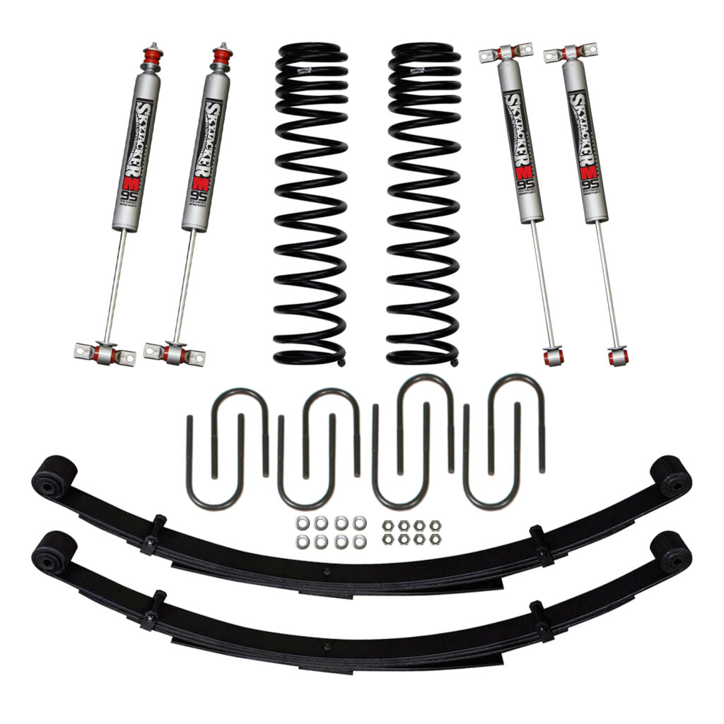 Skyjacker 3" Coils Lift Kit M95 Shocks for Cherokee XJ. - JC3158KSMLT