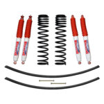 Skyjacker 3" Coils and Add A Leafs Lift Kit Hydro Shocks for 1986-1992 Jeep Comanche MJ. - JC305BPHLT